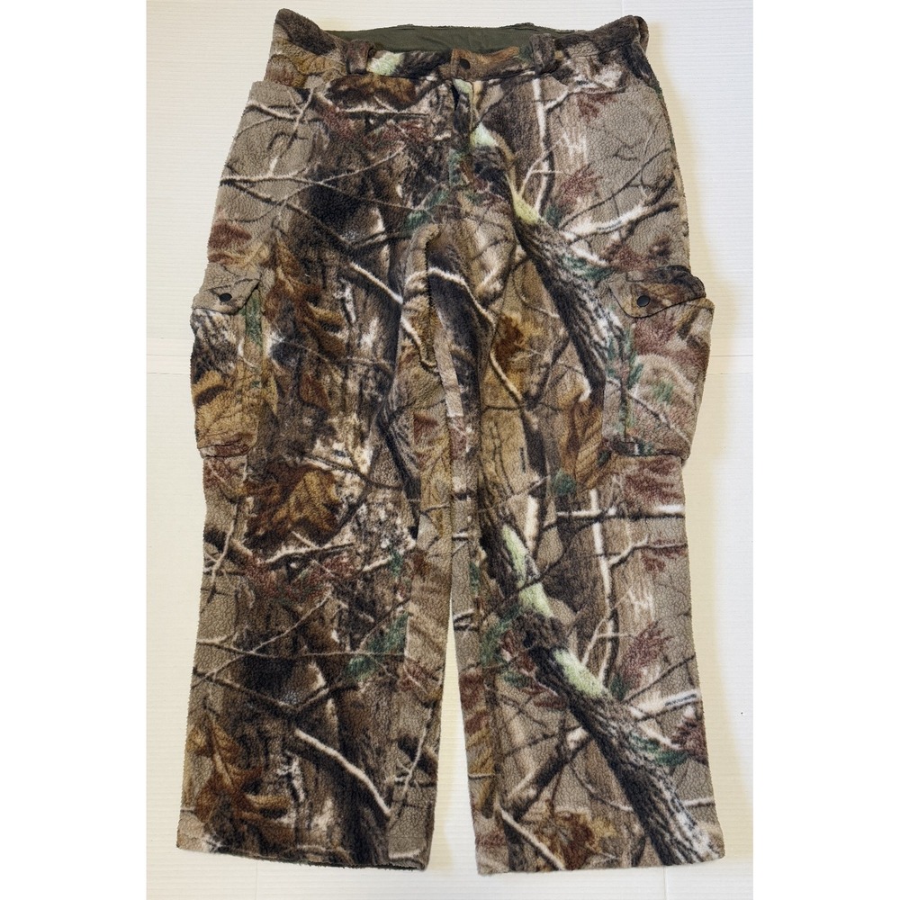 TEAM REALTREE - Men's‎ Vintage Sherpa Fleece Windstopper Hunting Pants - X-Large